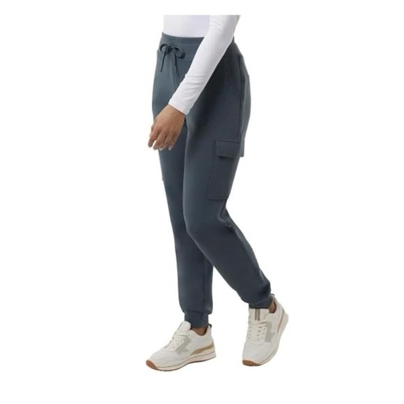 NWT 32 Degrees Women's Tech Cargo Jogger Sweatpants Blue Size M $60 4HL205 - Picture 2 of 4